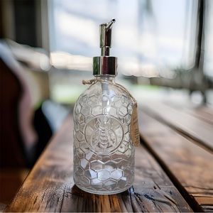 🆕 Bee 🐝 Glass Soap Dispenser!